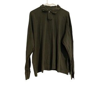 COMO SPORT Men's Size XL Golf Long Sleeve Polo  Made‎ in Italy